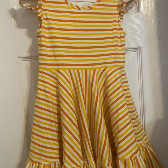 Eleanor Rose Striped Fall Demi Twirl Dress - Picture 5 of 8